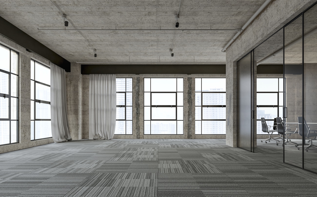 professional commercial carpet cleaning after photo